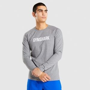 Gymshark Grey Long Sleeve Crewneck